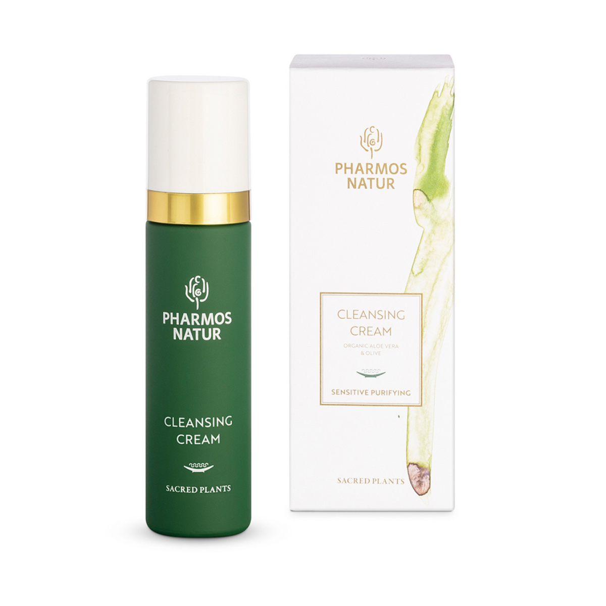 Cleansing Cream Reinigungscreme mit Bio Aloe Vera und Olive zur sanften Reinigung und Make-up-Entfernung
