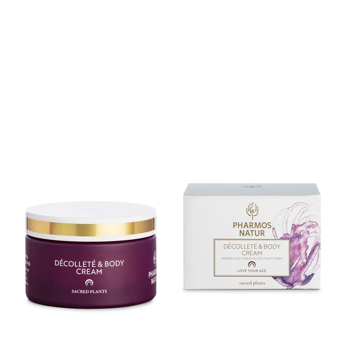 Décolleté & Body Cream Körpercreme mit Bio Aloe Vera, Kakaobutter und Mandelöl für die tägliche Körperpflege