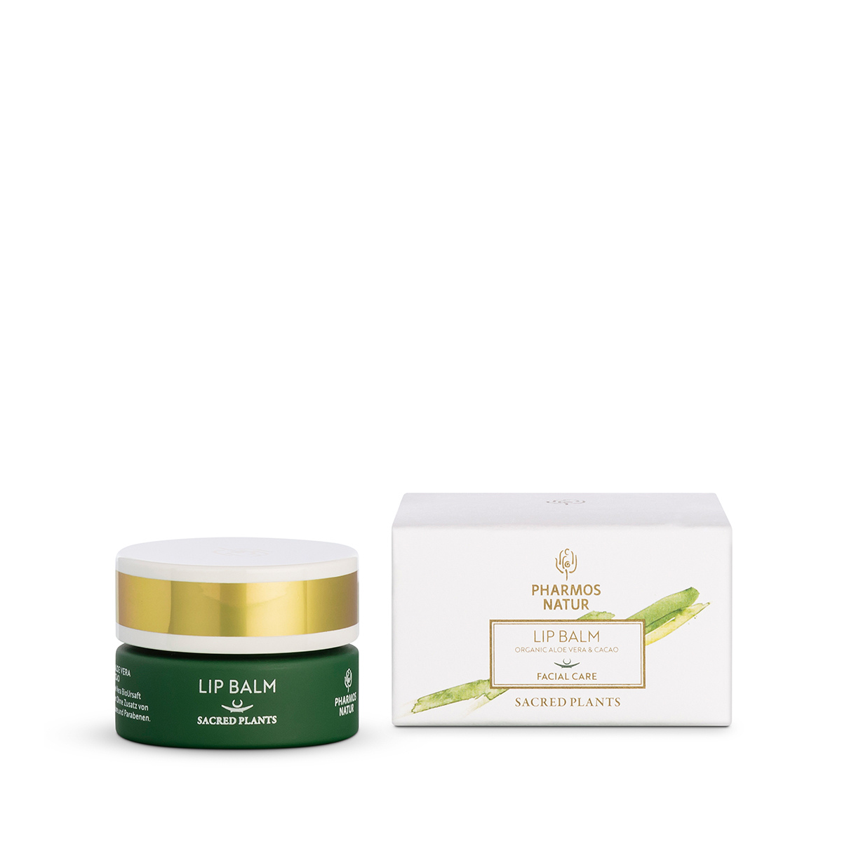 Lip Balm Lippenpflege mit Bio Aloe Vera, Jojobaöl und Damaszener Rose für die tägliche Lippenpflege