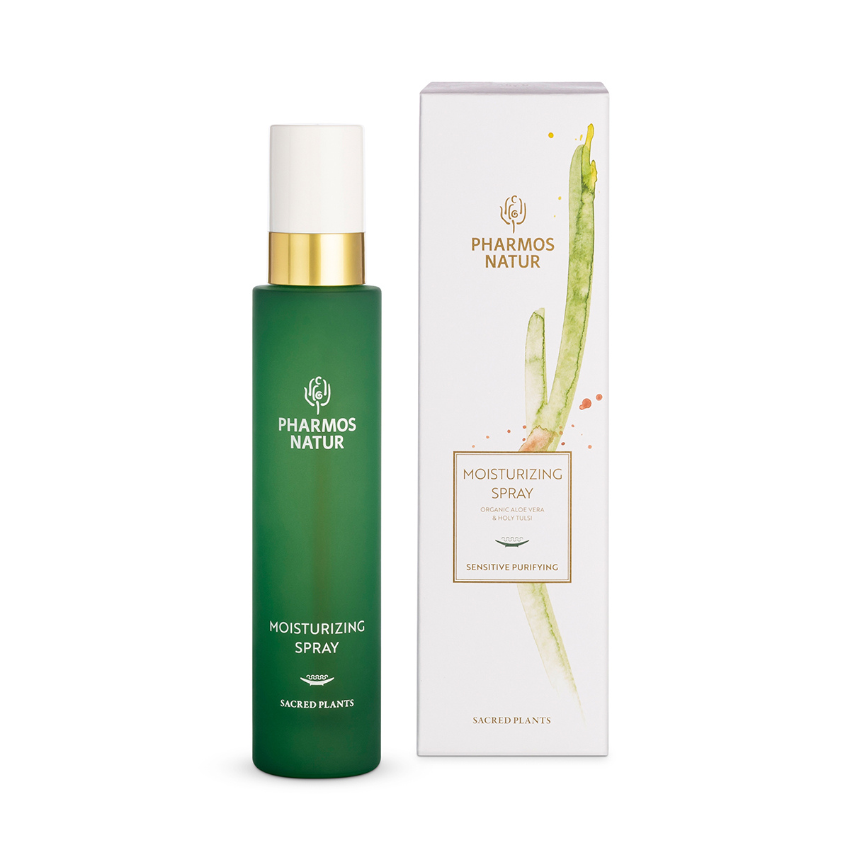 Moisturizing Spray Gesichtsspray mit Bio Aloe Vera, Tulsi-Extrakt und Teebaumöl für die tägliche Feuchtigkeitspflege