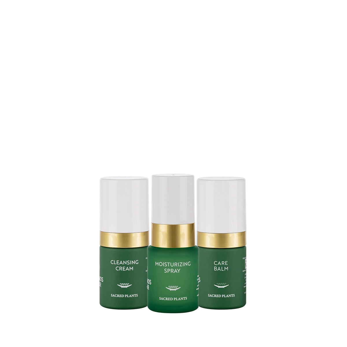 Pharmos Natur Care Set Reiseset mit Cleansing Gel, Care Balm und Moisturizing Spray für Reinigung, Pflege und Feuchtigkeit unterwegs