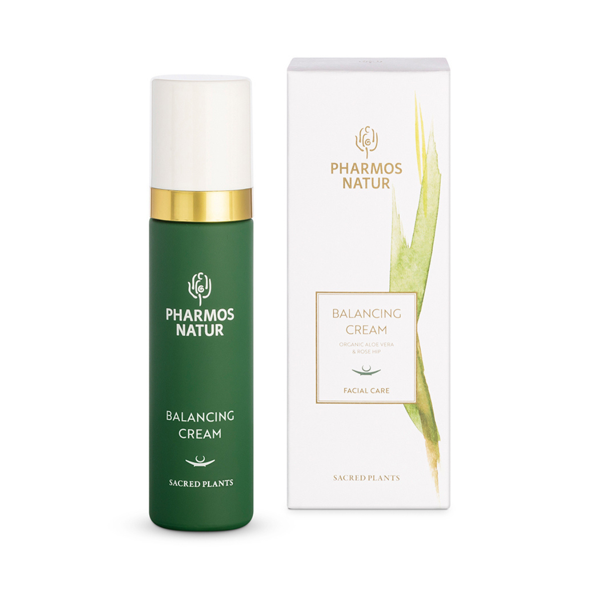 Balancing Cream Gesichtscreme mit Bio Aloe Vera, Jojobaöl und Hagebuttenextrakt für die tägliche Gesichtspflege
