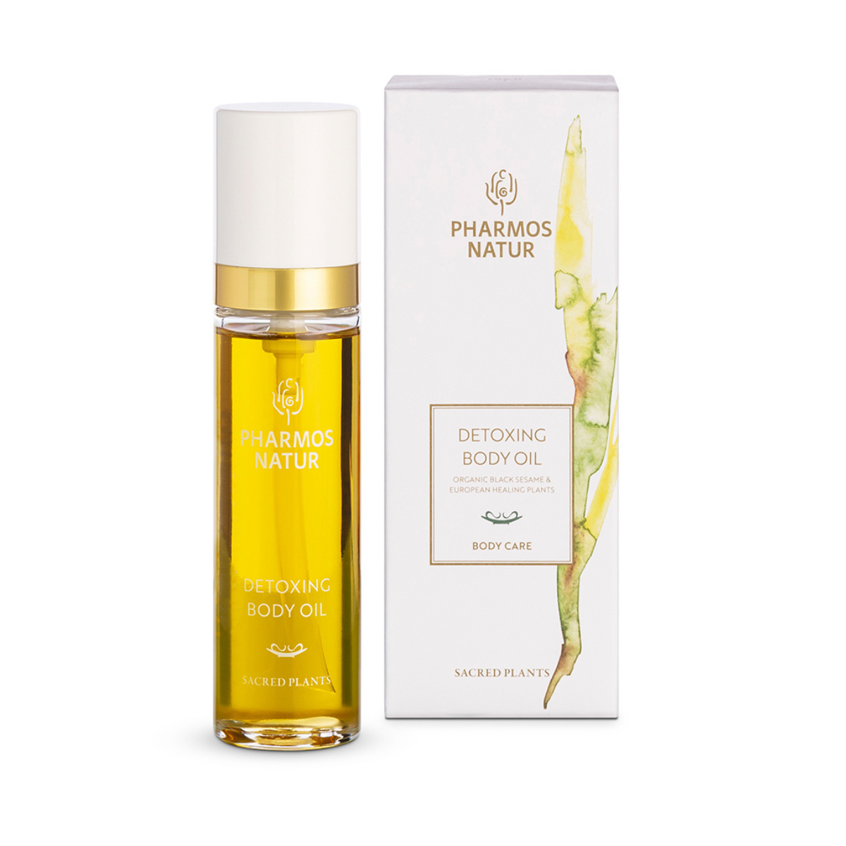Detoxing Body Oil Körperöl mit Schwarzem Sesam Ursamen, Immortelle und Wacholder für die tägliche Körperpflege