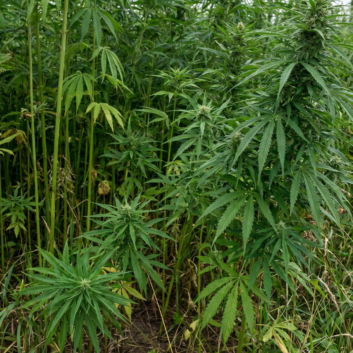 Hanf (Cannabis sativa) – traditionsreiche Nutzpflanze mit charakteristischen Blättern und langer Geschichte in der Pflanzenkunde.
