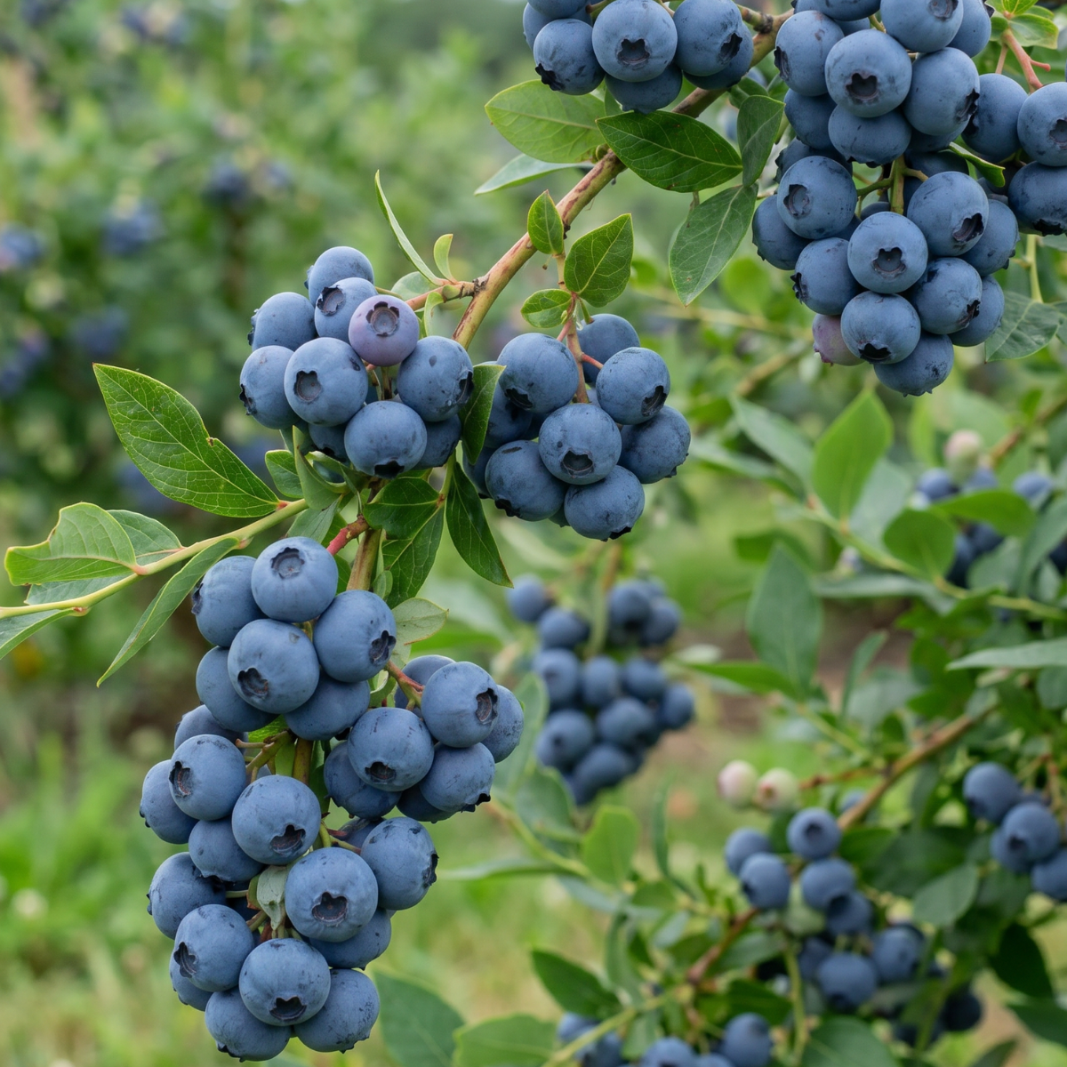 Heidelbeere (Vaccinium myrtillus) – traditionsreiche Waldfrucht mit charakteristisch dunkelblauen Beeren und natürlicher Pflanzenkraft.
