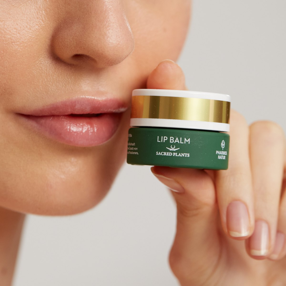 Lip Balm Lippenpflege mit Bio Aloe Vera, Jojobaöl und Damaszener Rose für die tägliche Lippenpflege