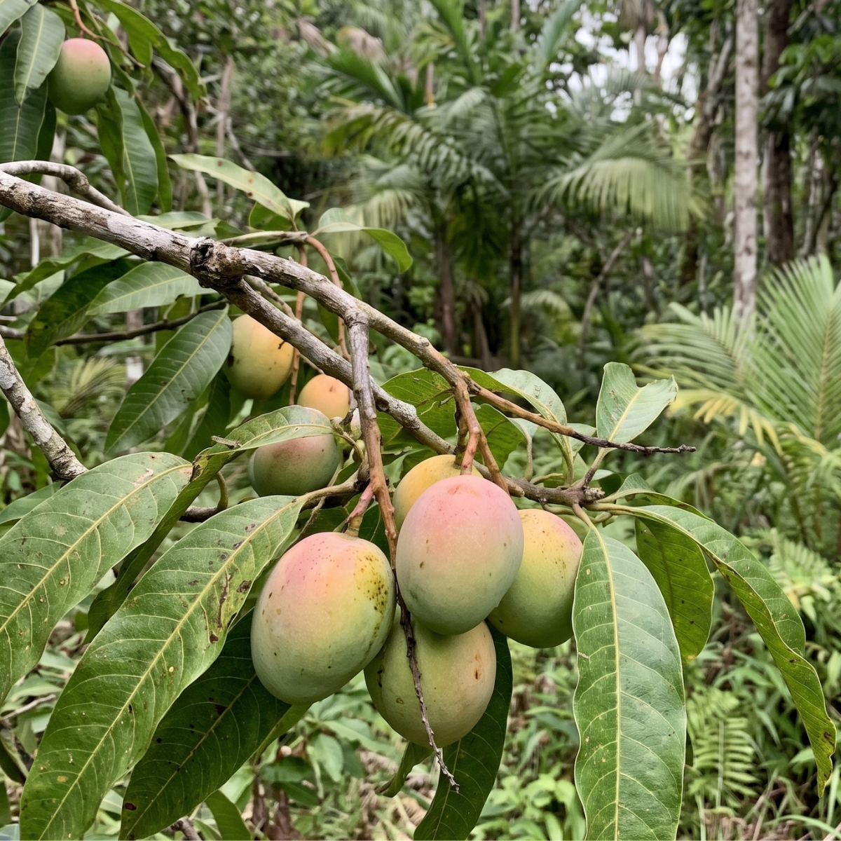 Mangobutter aus den Samen der Mango (Mangifera indica) – pflanzlicher Rohstoff mit tropischer Herkunft.
