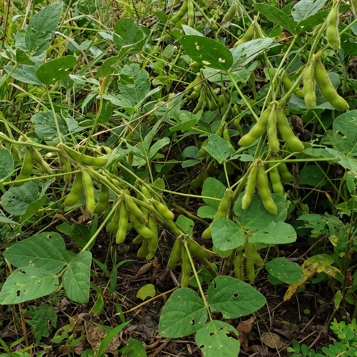 Wildes Soja (Glycine soja) – ursprüngliche Hülsenpflanze mit wertvollen Pflanzenstoffen und langer Tradition in der asiatischen Pflanzenkunde.