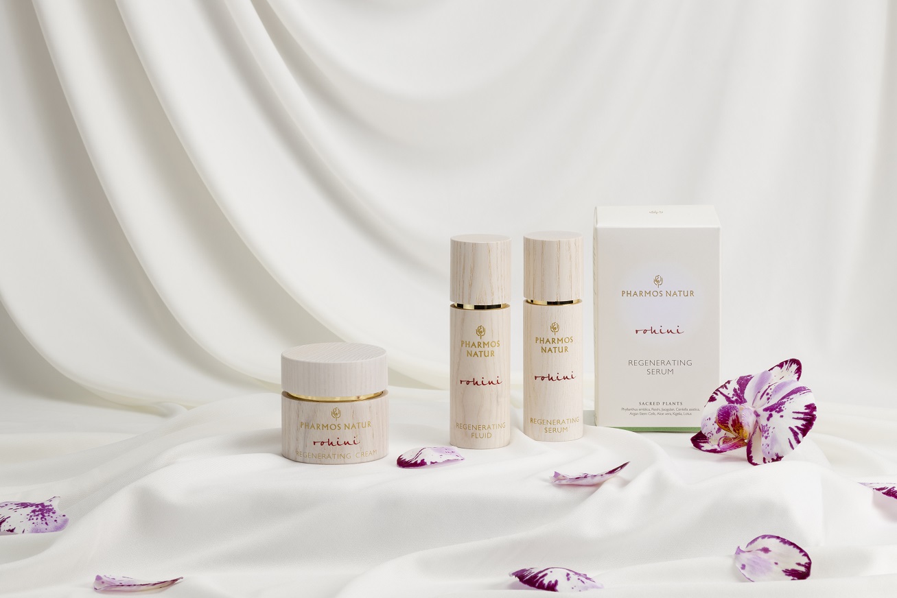 Produktlinie Rohini Produktlinie Rohini mit Regenerating Fluid, Regenerating Serum und Regenerating Cream
