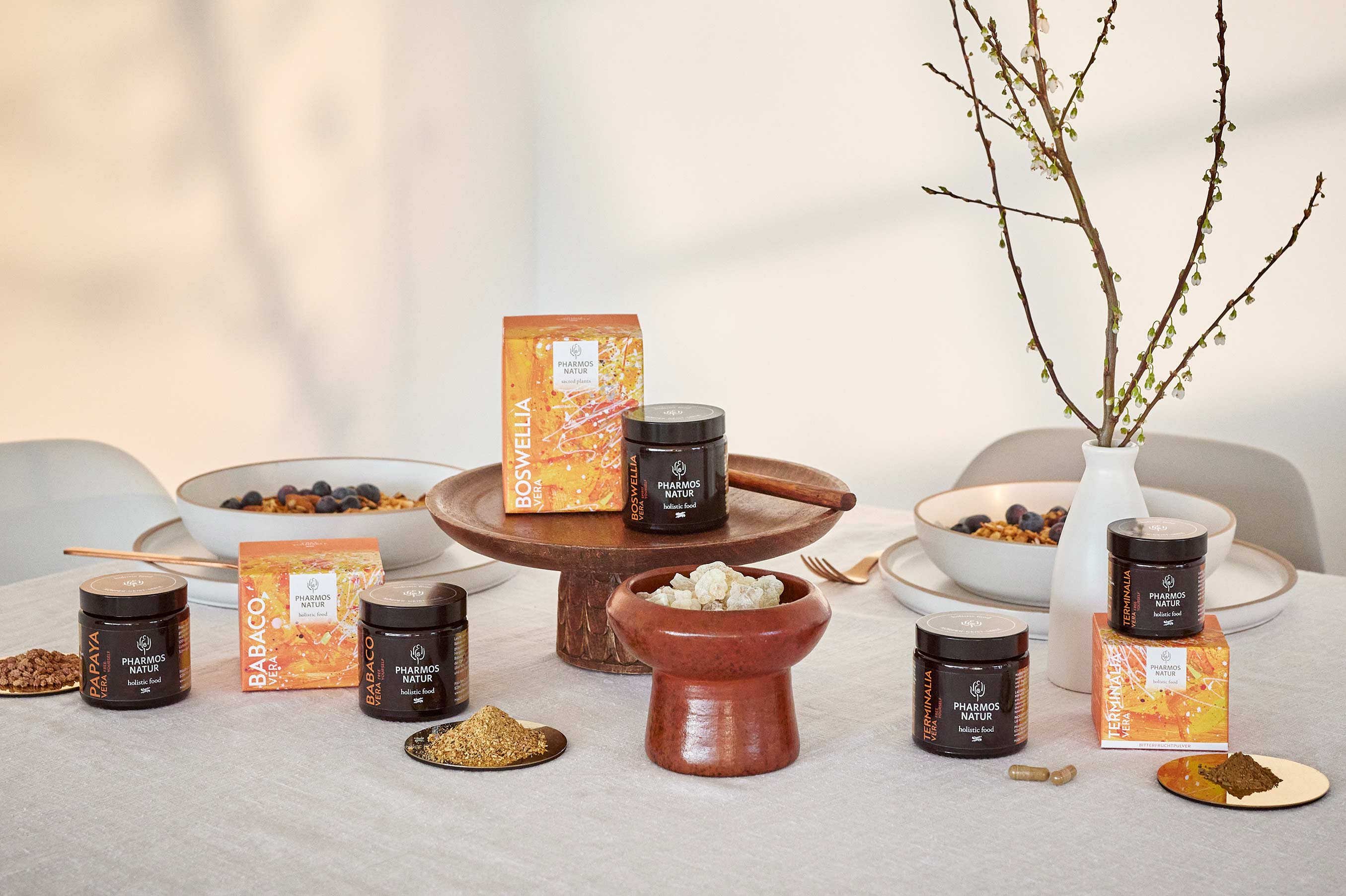 Produktlinie Free Yourself Produktlinie Free Yourself mit PapayaVera, BabacoVera, BoswelliVera und TerminaliaVera