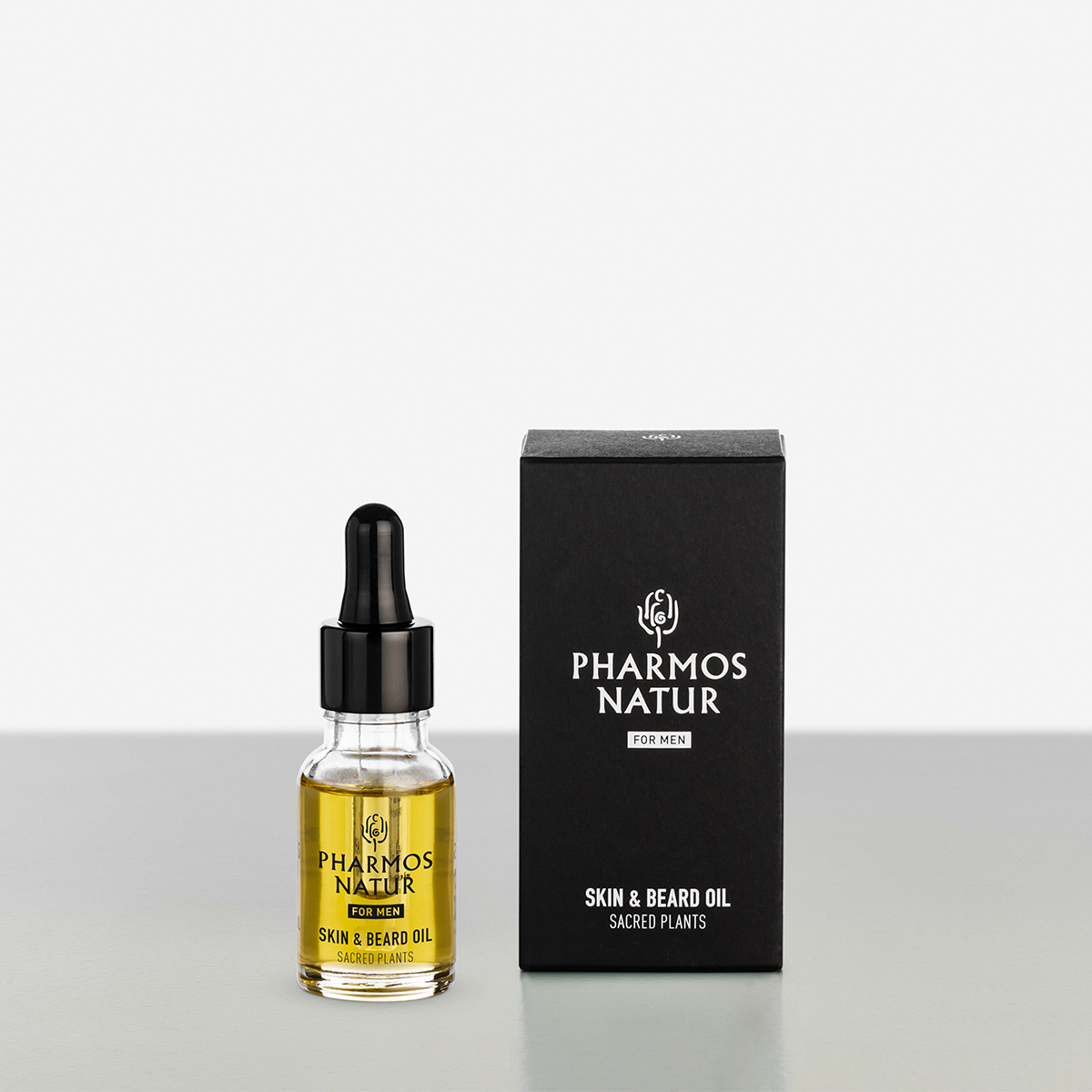 gelbes Skin and Beard Oil Produktbild