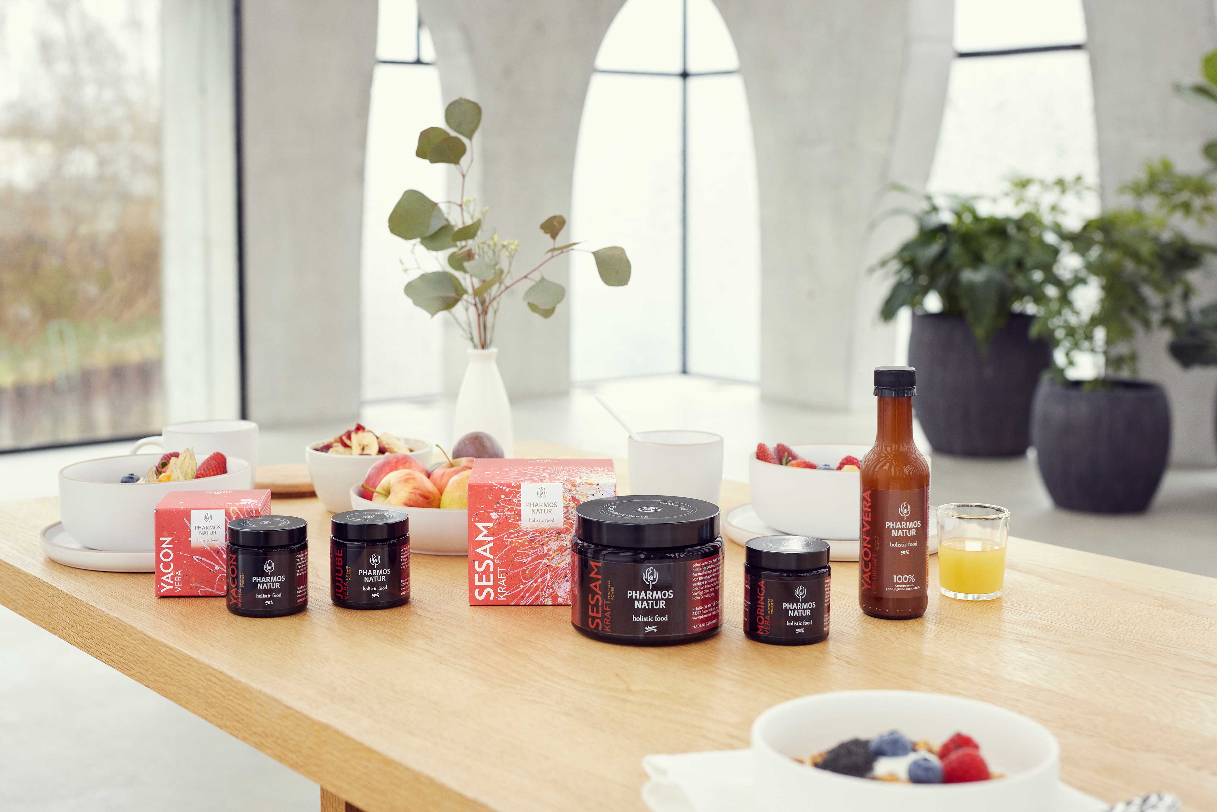 Produktlinie Empower yourself Produktlinie Empower yourself mit YaconVera, JujubeVera, Sesamkraft, MoringaVera und YaconVera
